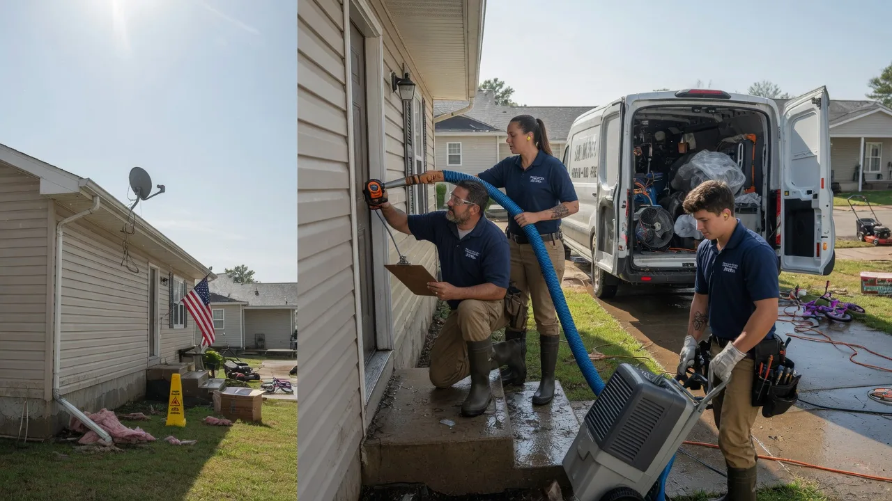 Ceiling Water Damage Restoration in Gentry, MO near me